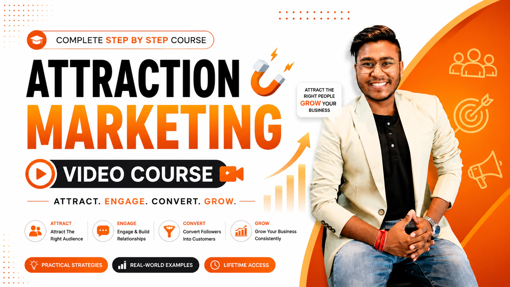 Attraction Marketing course cover