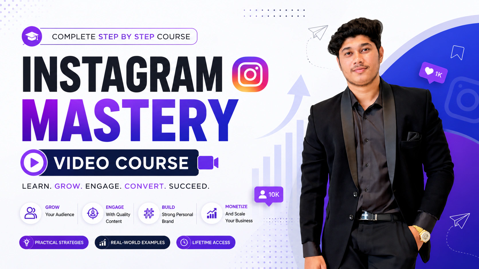 Instagram Mastery course cover